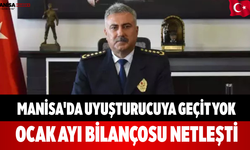 Manisa'da Uyuşturucuya Geçit Yok Ocak Ayı Bilançosu Netleşti