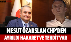 Mesut Özarslan CHP'den Ayrıldı Hakaret Ve Tehdit Var