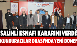 Salihli Esnafı Kararını Verdi! Kunduracılar Odası'nda Yeni Dönem