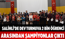 Salihli'de Dev Turnuva 2 Bin Öğrenci Arasından Şampiyonlar Çıktı