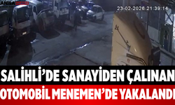 Salihli’de Sanayiden Çalınan Otomobil Menemen’de Yakalandı