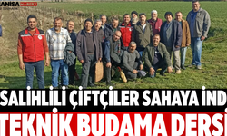 Salihlili Çiftçiler Sahaya İndi Teknik Budama Dersi