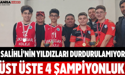 Salihli'nin Yıldızları Durdurulamıyor Üst Üste 4. Şampiyonluk