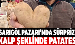Sarıgöl Pazarı'nda Sürpriz Kalp Şeklinde Patates