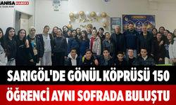 Sarıgöl'de Gönül Köprüsü 150 Öğrenci Aynı Sofrada Buluştu