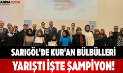 Sarıgöl'de Kur'an Bülbülleri Yarıştı İşte Şampiyon!