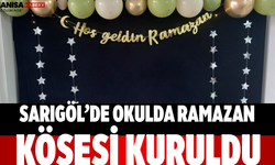 Sarıgöl’de Okulda Ramazan Köşesi Kuruldu