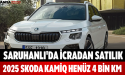 Saruhanlı'da İcradan Satılık 2025 Skoda Henüz 4 Bin KM