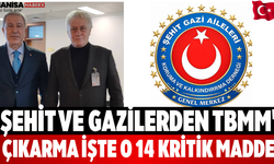Şehit ve Gazilerden TBMM' Çıkarma İşte O 14 Kritik Madde