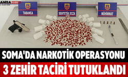 Soma'da Narkotik Operasyonu 3 Zehir Taciri Tutuklandı