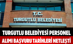 Turgutlu Belediyesi Personel Alımı