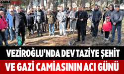 Veziroğlu'nda Dev Taziye Şehit ve Gazi Camiasının Acı Günü