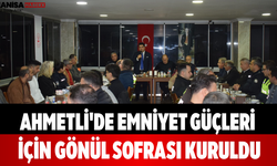 Ahmetli'de Emniyet Güçleri İçin Gönül Sofrası Kuruldu