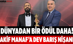 Dünyadan Bir Ödül Daha! Akif Manaf’a Dev Barış Nişanı
