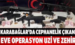 Karabağlar'da Cephanelik Çıkan Eve Operasyon Uzi ve Zehir
