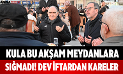 Kula Bu Akşam Meydanlara Sığmadı! Dev İftardan Kareler