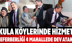 Kula Köylerinde Hizmet Seferberliği 4 Mahallede Dev Atak