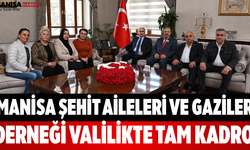 manisa şehit aileleri ve gaziler derneği valilik'te tam kadro