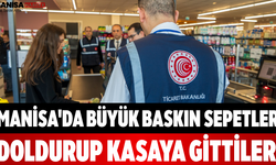 Manisa'da Büyük Baskın Sepetleri Doldurup Kasaya Gittiler!