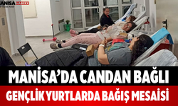 Manisa’da Candan Bağlı Gençlik Yurtlarda Bağış Mesaisi