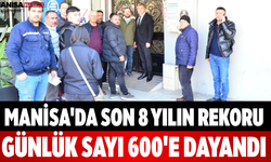 Manisa'da Son 8 Yılın Rekoru Günlük Sayı 600'e Dayandı