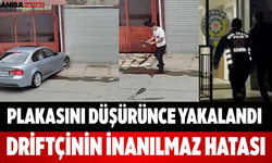 Plakasını Düşürünce Yakalandı Driftçinin İnanılmaz Hatası