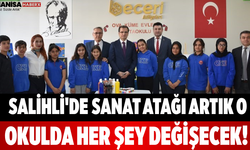 Salihli'de Sanat Atağı Artık O Okulda Her Şey Değişecek!