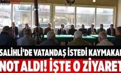 Salihli'de Vatandaş İstedi Kaymakam Not Aldı! İşte O Ziyaret