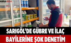 Sarıgöl'de Gübre ve İlaç Bayilerine Şok Denetim