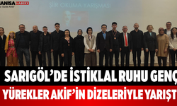 Sarıgöl’de İstiklal Ruhu Genç Yürekler Akif’in Dizeleriyle Yarıştı