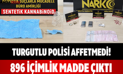 Turgutlu Polisi Affetmedi! 896 İçimlik Madde Çıktı