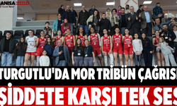 Turgutlu'da Mor Tribün Çağrısı Şiddete Karşı Tek Ses