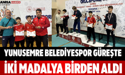 Yunusemre Belediyespor Güreşte İki Madalya Birden Aldı