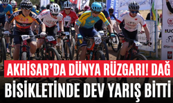 Akhisar’da Dünya Rüzgarı! Dağ Bisikletinde Dev Yarış Bitti