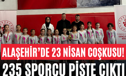 Alaşehir’de 23 Nisan Coşkusu! 235 Sporcu Piste Çıktı