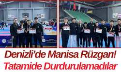 Denizli’de Manisa Rüzgarı! Tatamide Durdurulamadılar