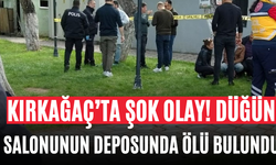 Kırkağaç’ta Şok Olay! Düğün Salonunun Deposunda Ölü Bulundu