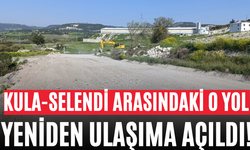 Kula-Selendi Arasındaki O Yol Yeniden Ulaşıma Açıldı!