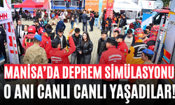Manisa’da Deprem Simülasyonu O Anı Canlı Canlı Yaşadılar!