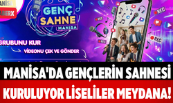 Manisa'da Gençlerin Sahnesi Kuruluyor Liseliler Meydana!