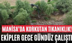 Manisa’da Korkutan Tıkanıklık! Ekipler Gece Gündüz Çalıştı