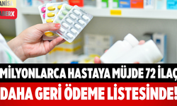 Milyonlarca Hastaya Müjde 72 İlaç Daha Geri Ödeme Listesinde!