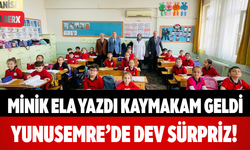 Minik Ela Yazdı Kaymakam Geldi Yunusemre’de Dev Sürpriz!
