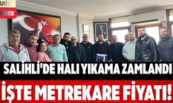 Salihli'de Halı Yıkama Zamlandı İşte Metrekare Fiyatı!