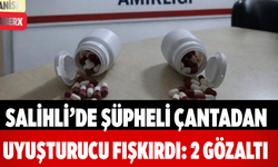 Salihli’de Şüpheli Çantadan Uyuşturucu Fışkırdı: 2 Gözaltı