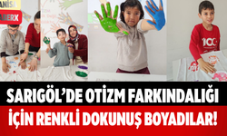 Sarıgöl’de Otizm Farkındalığı İçin Renkli Dokunuş Boyadılar!