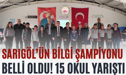 Sarıgöl’ün Bilgi Şampiyonu Belli Oldu! 15 Okul Yarıştı