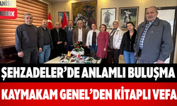 Şehzadeler’de Anlamlı Buluşma Kaymakam Genel’den Kitaplı Vefa