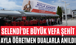 Selendi'de Büyük Vefa Şehit Ayla Öğretmen Dualarla Anıldı