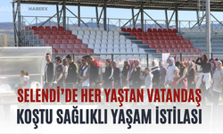 Selendi’de Her Yaştan Vatandaş Koştu Sağlıklı Yaşam İstilası